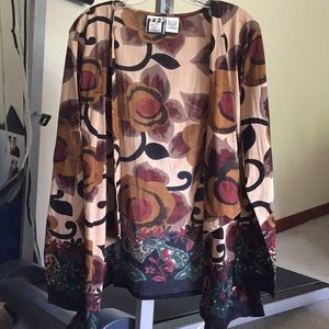 NWOT Take Two Open Cardigan M